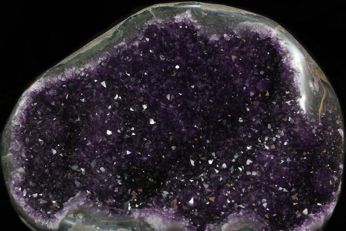 Deep Purple Amethyst Geode - Top Quality #30918